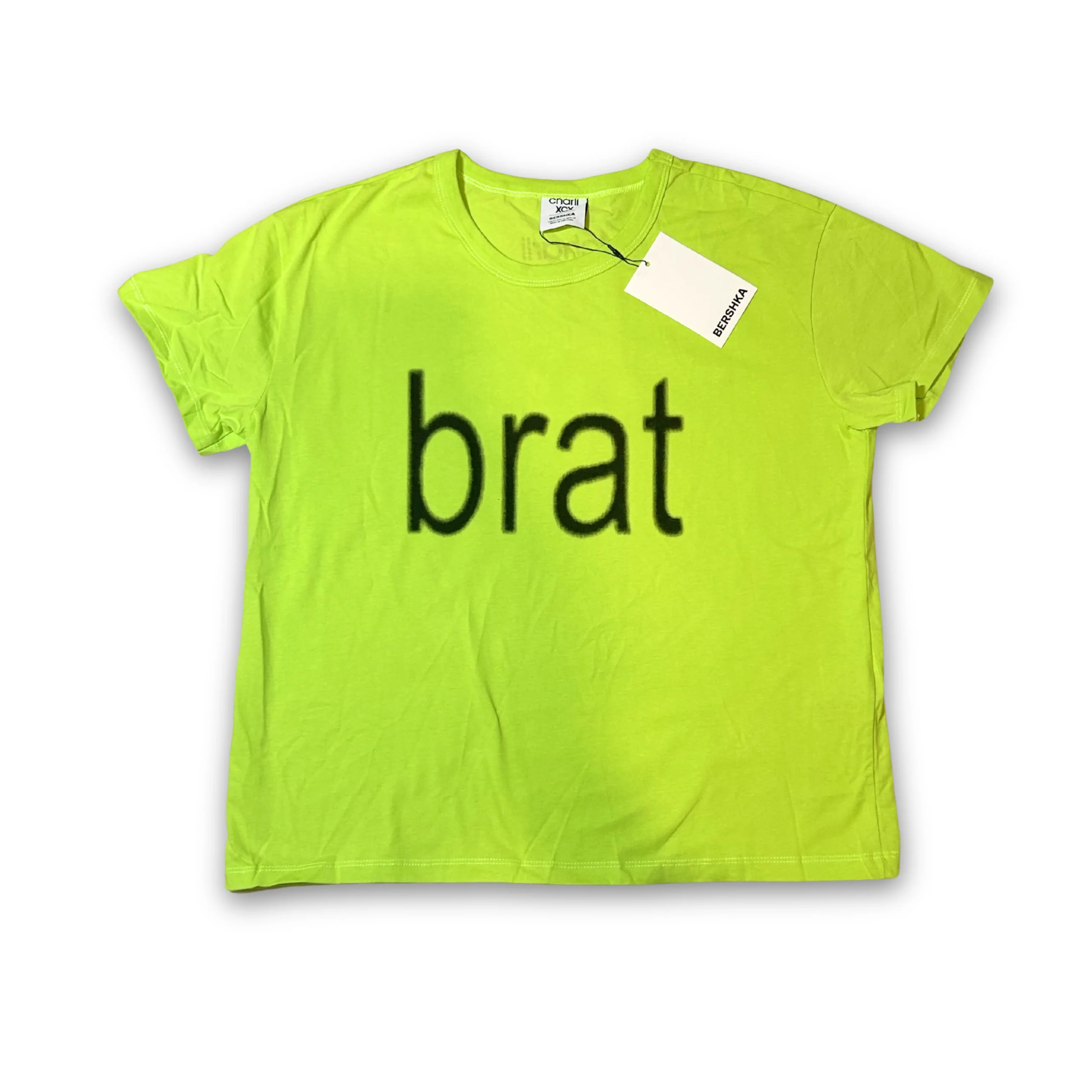 Camiseta brat - charli xcx de Bershka - Imagen 2