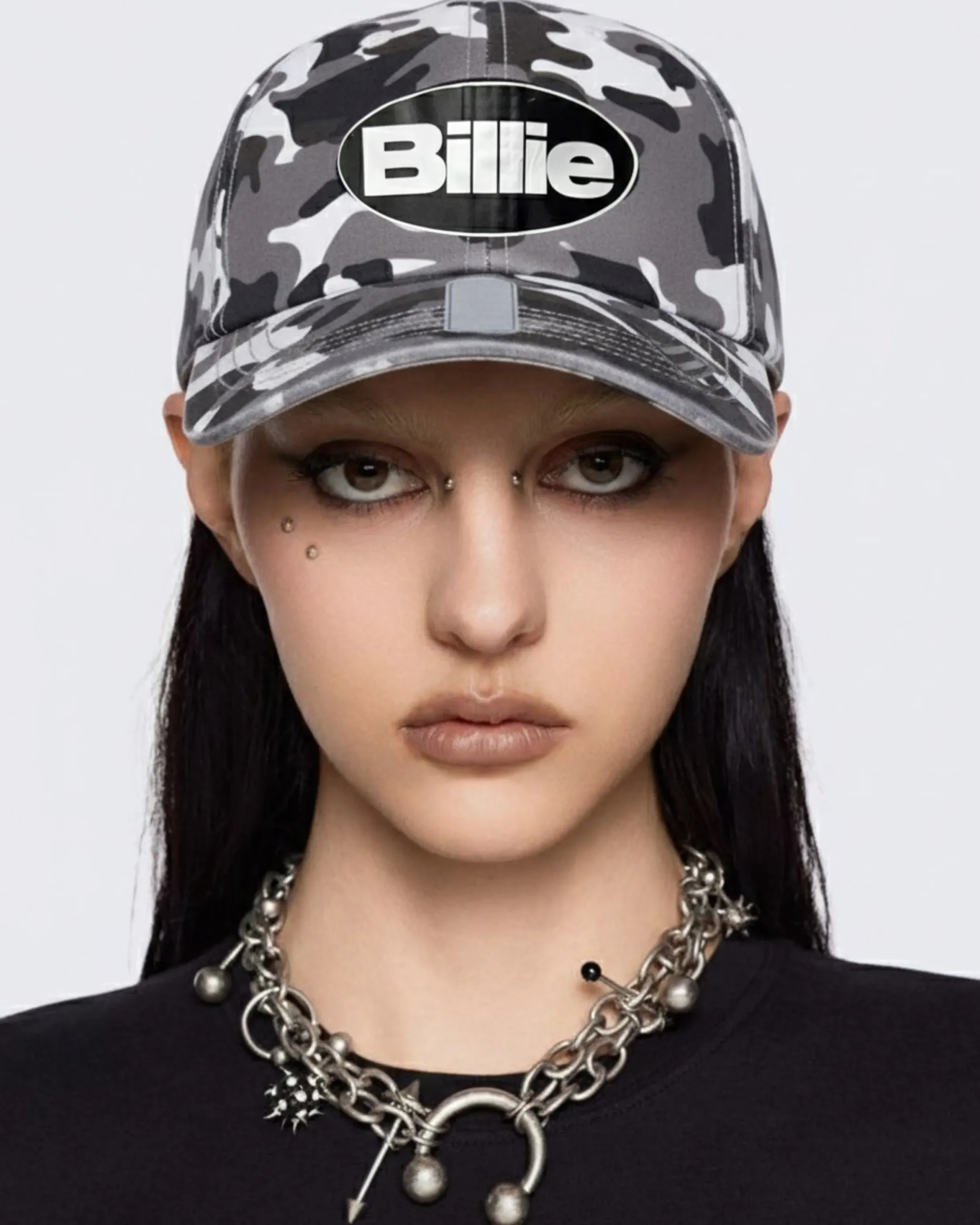 Gorra Billie Camouflage Black&White - Imagen 2