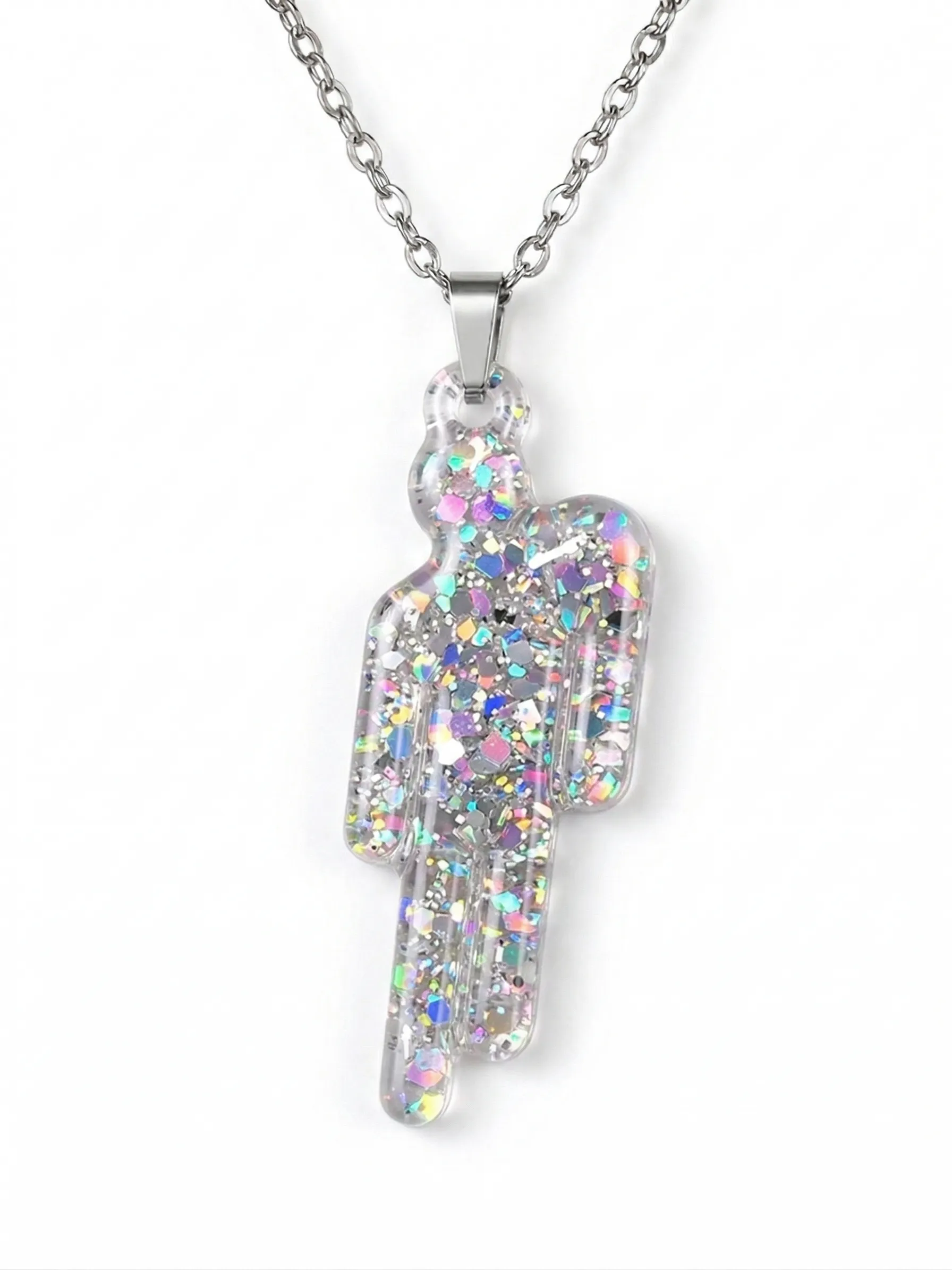 Collar Blohsh Billie Eilish glitter - Imagen 4