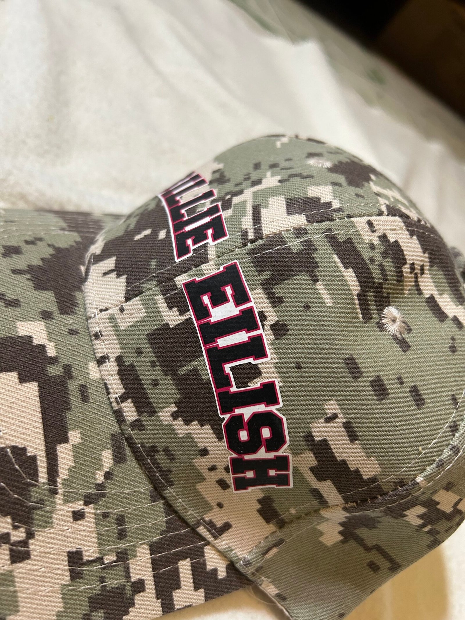 Gorra Pixel Camouflage Billie Eilish - Imagen 5